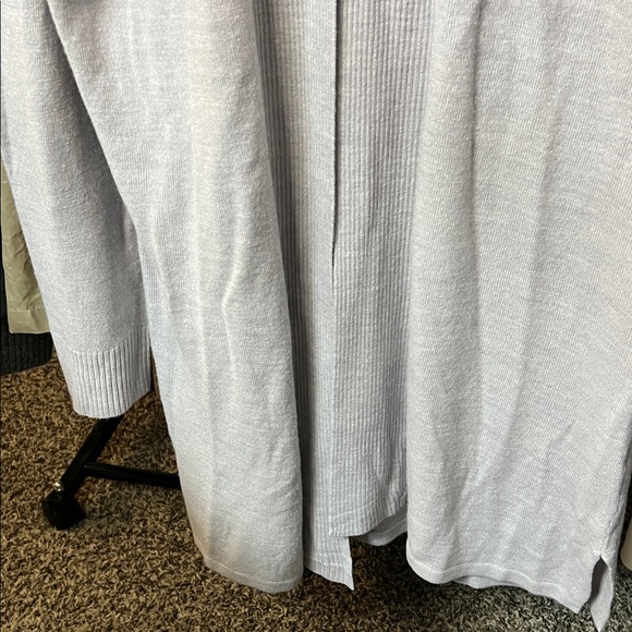 Lavender Ribbed Open Cardigan - Picture 7 of 7